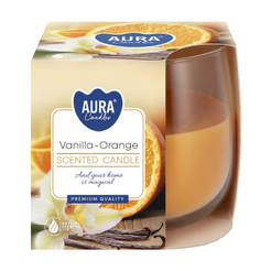 Scented candle in a cup Vanilla/orange SN71-37