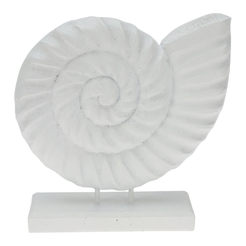 Decorative shell figure 22cm plaster 252944300