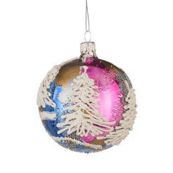 Игрушка на елку стеклянная RM01103S