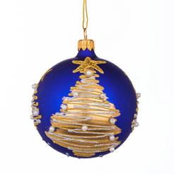 Игрушка на елку стеклянная RM02702S