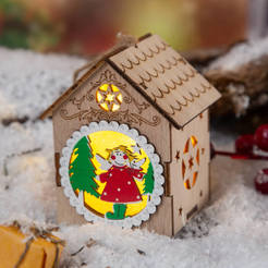 Рождественский игрушечный домик, светящийся 28031114