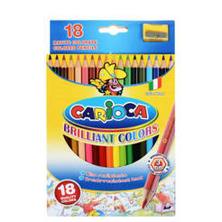 Цветни моливи Brilliant Hexagon - 18 броя