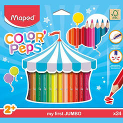 Моливи цветни 24 цвята Color peps early age 9834013 MAPED