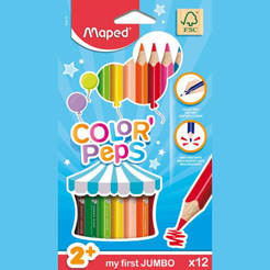 Моливи цветни 12 цвята Color peps early age C3 9834010 MAPED