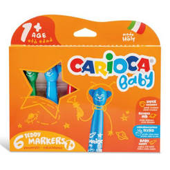 Markers 6 colors Teddy marker 942815 CARIOCA