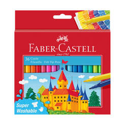 Флумастери 36 цвята замък