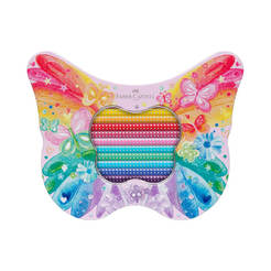 Glitzernde Buntstifte, 20 Farben, Schmetterling, 1015120697