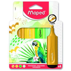 Маркери 4 цвята Fluo Peps 3 вида 9740902