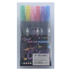 Маркеры 6 цветов Арт 924168