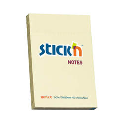 Самоклеящиеся листы 100л желтые 76x51мм 1040100112