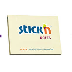 Self-adhesive sheets 100 sheets yellow 76x101mm 1040100121