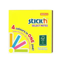 Листчета самозалепващи 100л 76х76мм 1040120150