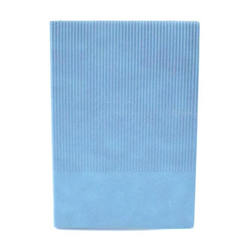 Notizbuch A5 14x21cm Nubukleder gestreifter Hardcover grau 924216