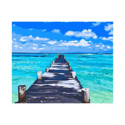 Картина за рисуване 40х50см по номера Море 6605320036