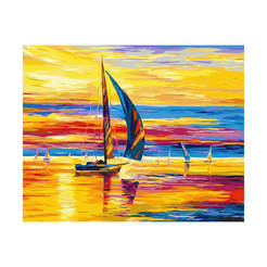Картина по номерам 40х50см Парусники 6605320063