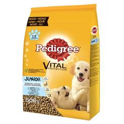 Суха храна за малки кученца, средни породи Джуниър Pedigree dry, 500 грама