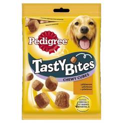 Лакомство за кучета дъвчащи кубчета Pedigree Tasty bites, 130 грама