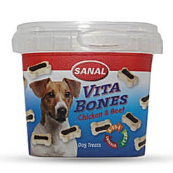 Лакомство за куче 100гр кокали с говеждо и пилешко SD2972