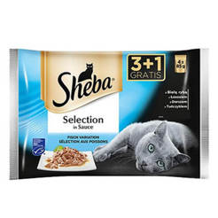 Sheba Food, Beutel, 4 x 85 g Fischmenü 10722 SHEBA