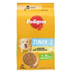 Храна Pedigree junior Dry 2кг пиле със зеленчуци 10149