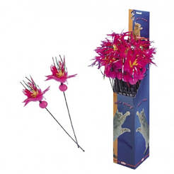 Игрушка для кошек, удочка, пальмовая ветвь 80131