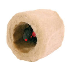 Играчка за котка плюшен тунел с мишка 80075