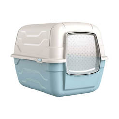 Туалет для кошек 52x40x40 см с фильтром и совком 10588