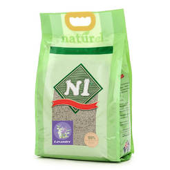 Soja-Katzenstreu 18l/6,5kg Lavendel