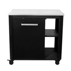 Модул за външна кухня с неръждаем плот, врата и рафт 93.5x67x90см Cozze 90