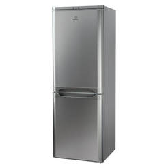 Хладилник с фризер NCAA 55 NX, 150/56л, F, 157/55/55см, инокс, INDESIT