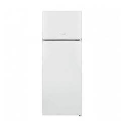 Refrigerator with upper chamber GN 263, 171/42 l, 144x54x57 cm, white, CROWN
