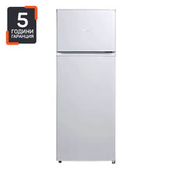 Хладилник с горна камера RD2100M1, 166/41л, 143х55х55см, бял, TESLA