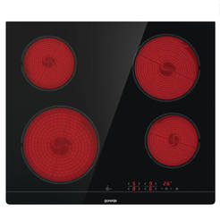 Glass-ceramic built-in hob, 4 hobs, sensor control ECT641BSC, GORENJE