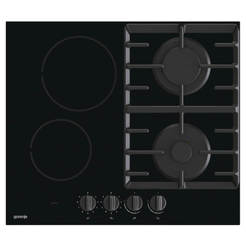Built-in hob with cast iron hobs - combined gas/electric, 4 zones GCE691BSC GORENJE