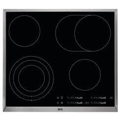 Built-in glass ceramic hob 4 hotplates, touch control HK365407XB AEG