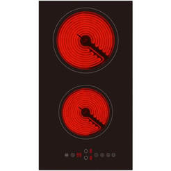 Glaskeramik-Induktionskochfeld für den Einbau 2 Kochplatten BIH-2012 GRENTO