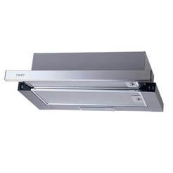 Телескопичен аспиратор SL 104 2T 60 SX, 60см, 2 х 125W, 483куб.м/ч, сребро/Inox, TESY