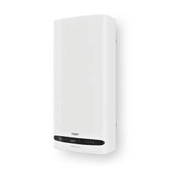 Reversible water heater BelliSlimo Cloud GCR 80 27 22 E31 ECW, 65l 1,2kW/2,2KW, 2 heaters, flat, LED display