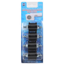 Anti-vibration pads 4 pcs. included, h35 x F30, 2 bolts, 8M thread, 100% rubber