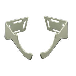 Corner radiator bracket, 2 pcs./set, for quadruple brick