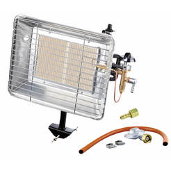 Отоплител за бутилка BRI, 4,4kW, инфра нагревател, керамична горелка, MEVA
