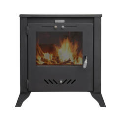 Freestanding wood fireplace 13.7kW, Kupro Largo