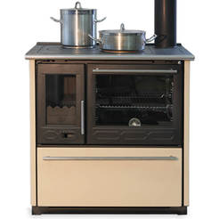 Печка готварска чугунена 11kW 160м3 84.5х82.5х62см бежова, 850 Glas PLAMEN