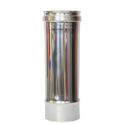 Stainless steel flue - Ф 80mm, 25cm