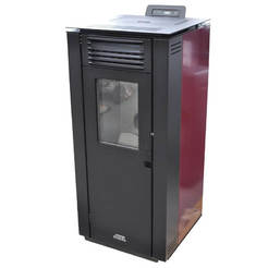 Пелетна камина суха Nicole 10, 10,1kW, 230 м3, Италия, цвят бордо, ARTEL