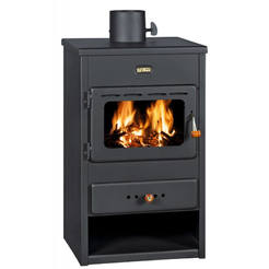 Камина на дърва 9.5kW 76x45x38см ниша Ø130мм, К1 PRITY с уплътнение 0203167 PRITY