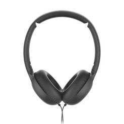 Headphones with microphone TAUH201BK, 32 mm neodymium acoustic diaphragms, black