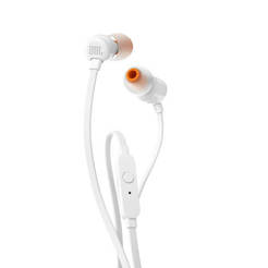 Headphones with microphone T110 3.5mm jack/ 111cm cable white