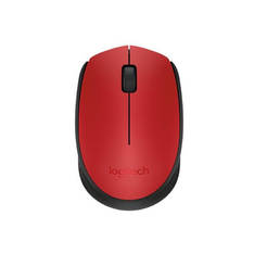Мишка безжична 1000DPI червена, M171 LOGITECH