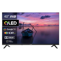 QLED Smart TV 40" QLED40QM10GTV FullHD HDR Quad Core GoogleTV ARIELLI